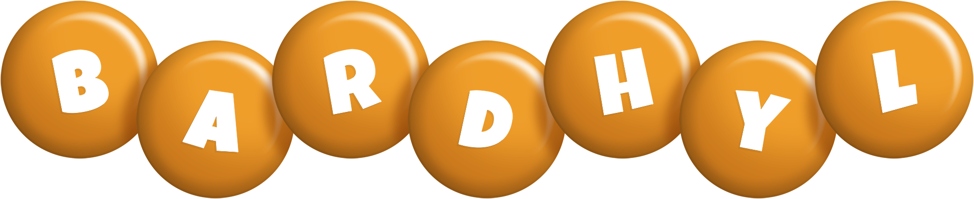 Bardhyl candy-orange logo