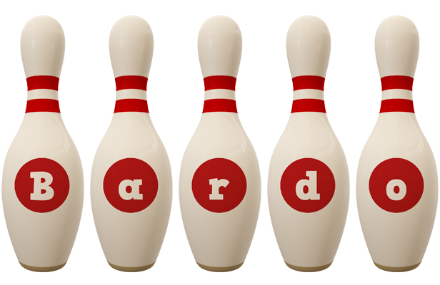 Bardo bowling-pin logo