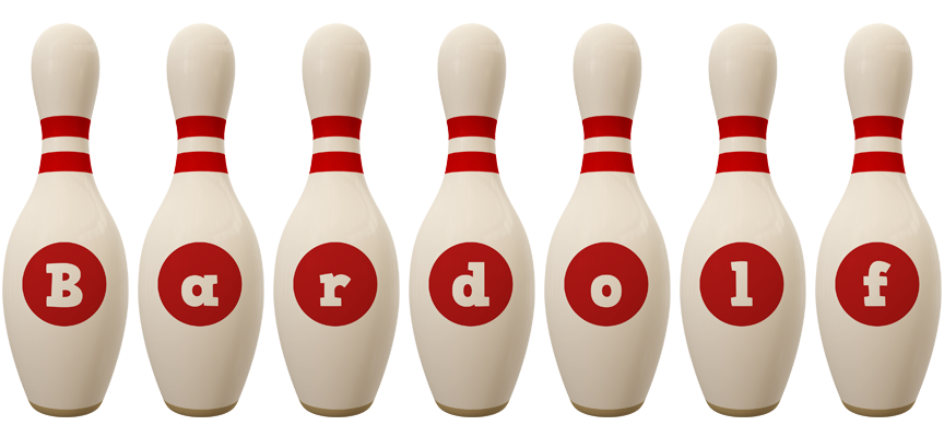 Bardolf bowling-pin logo