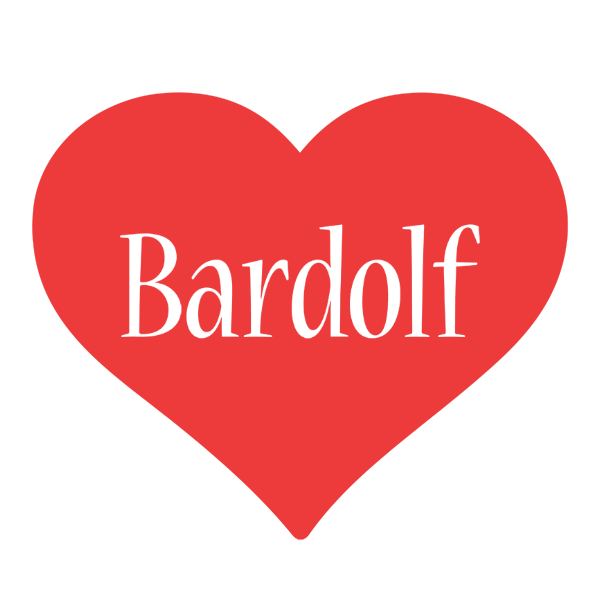 Bardolf love logo