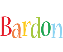 Bardon birthday logo