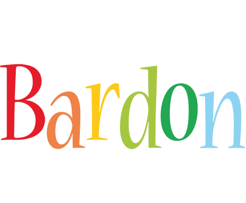 Bardon birthday logo