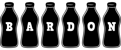 Bardon bottle logo