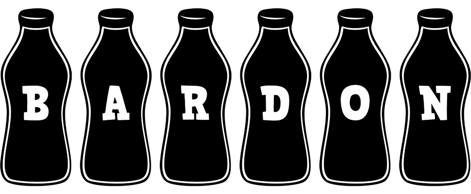 Bardon bottle logo