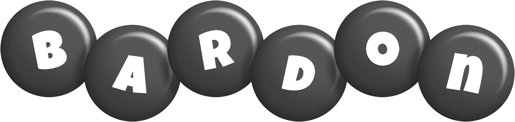 Bardon candy-black logo