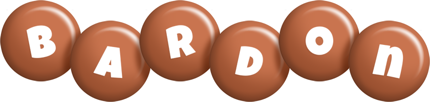 Bardon candy-brown logo