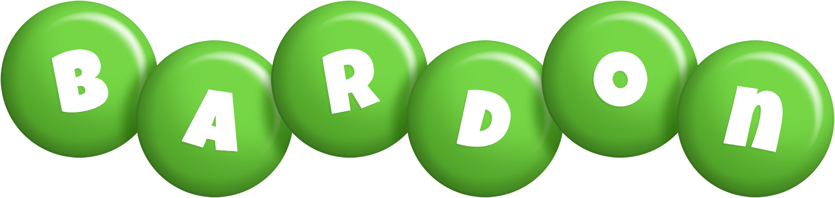 Bardon candy-green logo