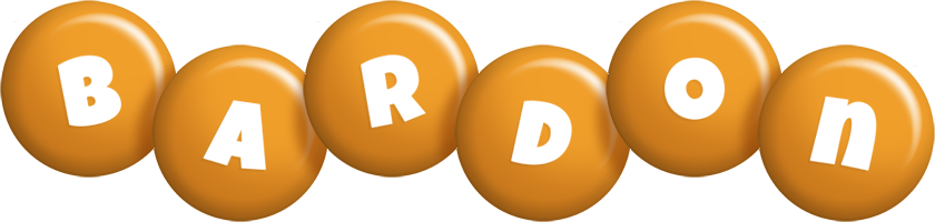 Bardon candy-orange logo