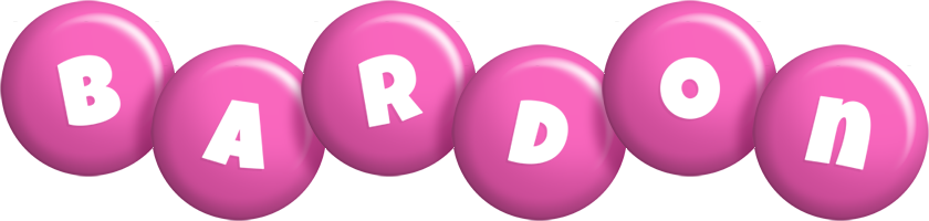 Bardon candy-pink logo