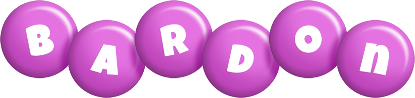 Bardon candy-purple logo