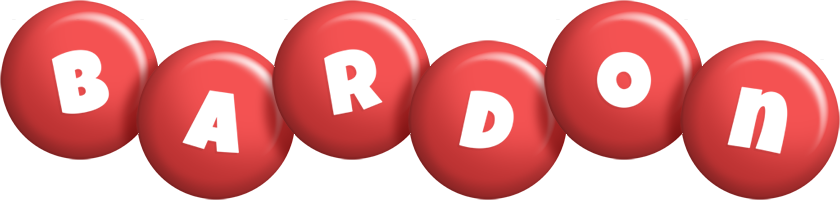 Bardon candy-red logo