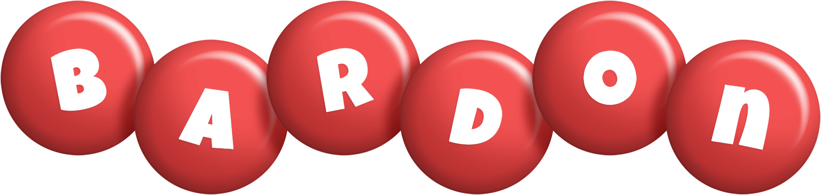 Bardon candy-red logo