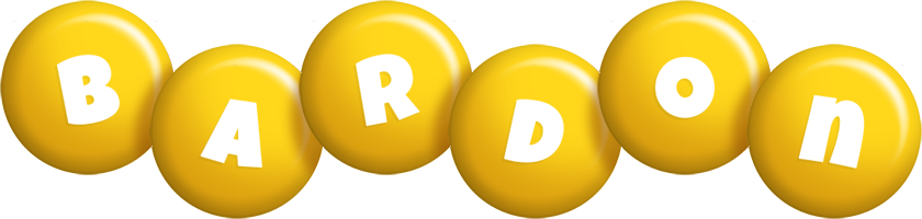 Bardon candy-yellow logo