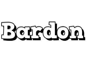 Bardon snowing logo