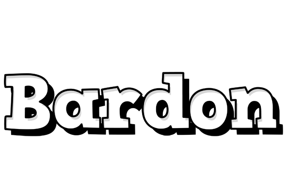 Bardon snowing logo