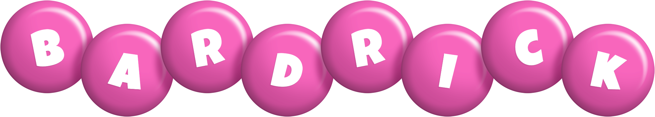 Bardrick candy-pink logo