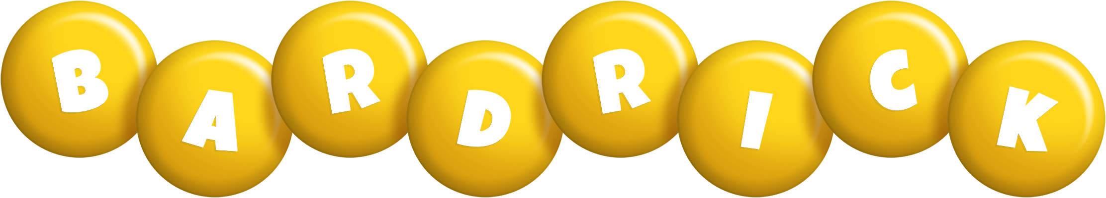 Bardrick candy-yellow logo