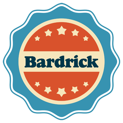Bardrick labels logo