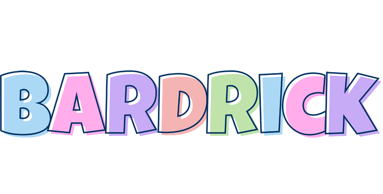 Bardrick pastel logo