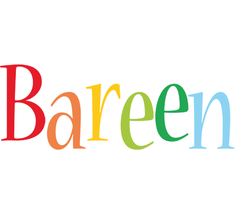 Bareen birthday logo
