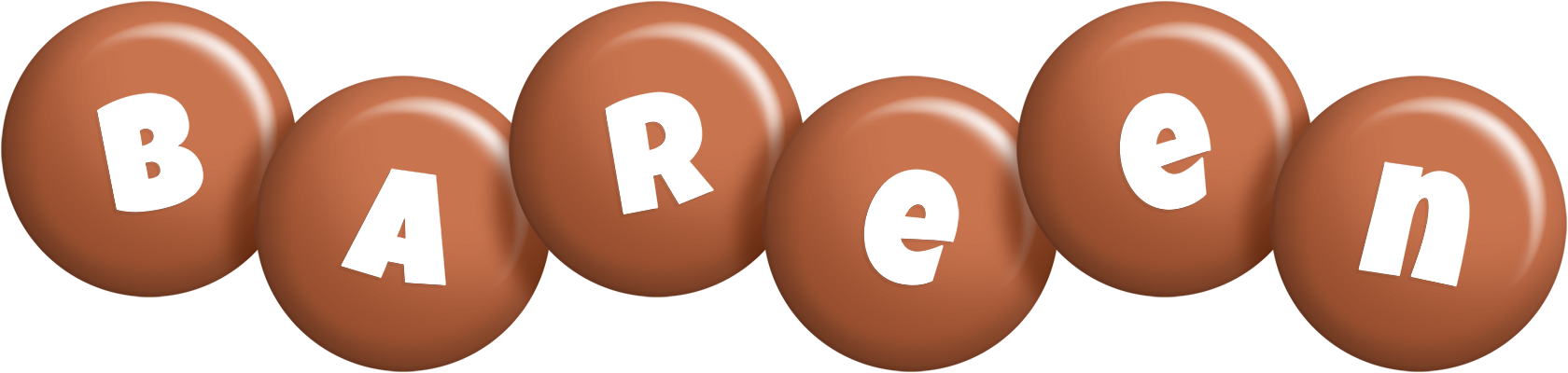 Bareen candy-brown logo