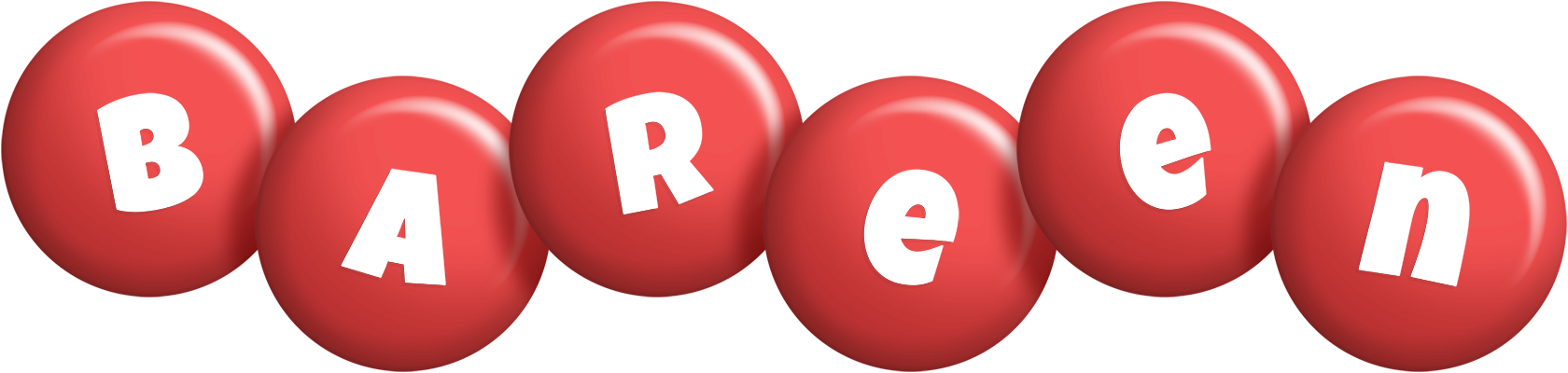 Bareen candy-red logo