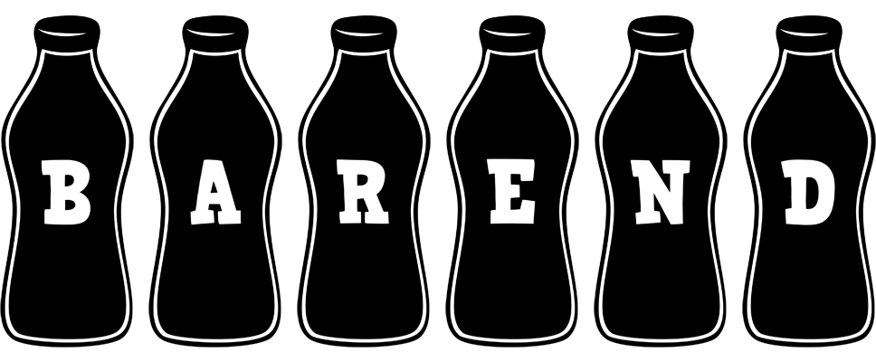 Barend bottle logo