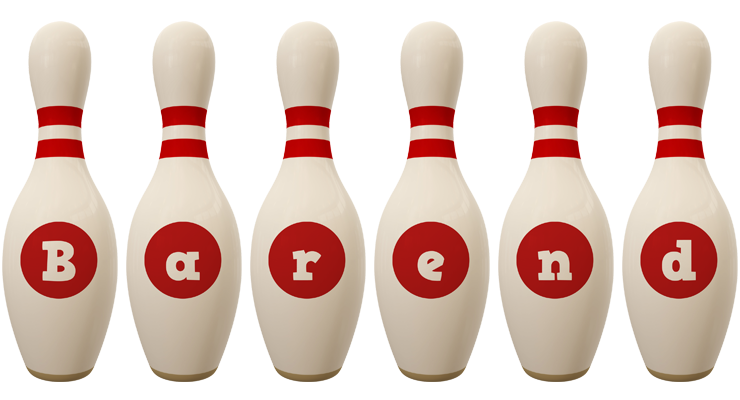 Barend bowling-pin logo