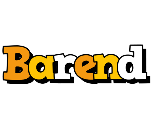 Barend cartoon logo
