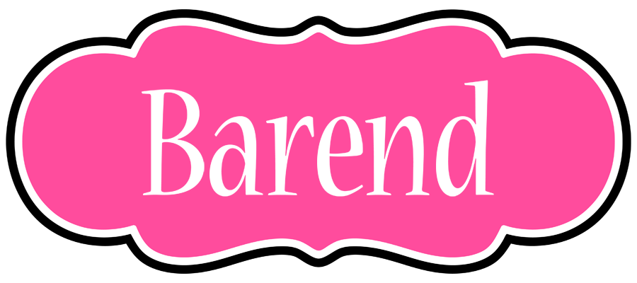 Barend invitation logo