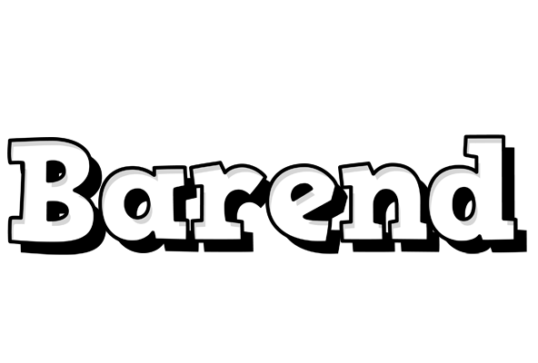 Barend snowing logo