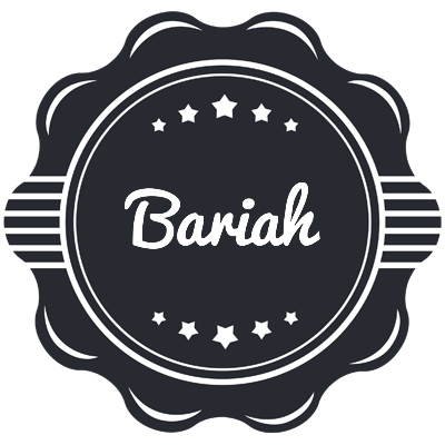 Bariah badge logo