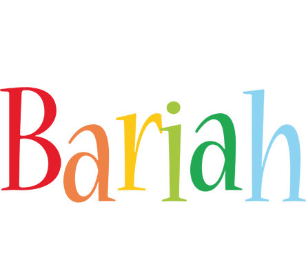 Bariah birthday logo