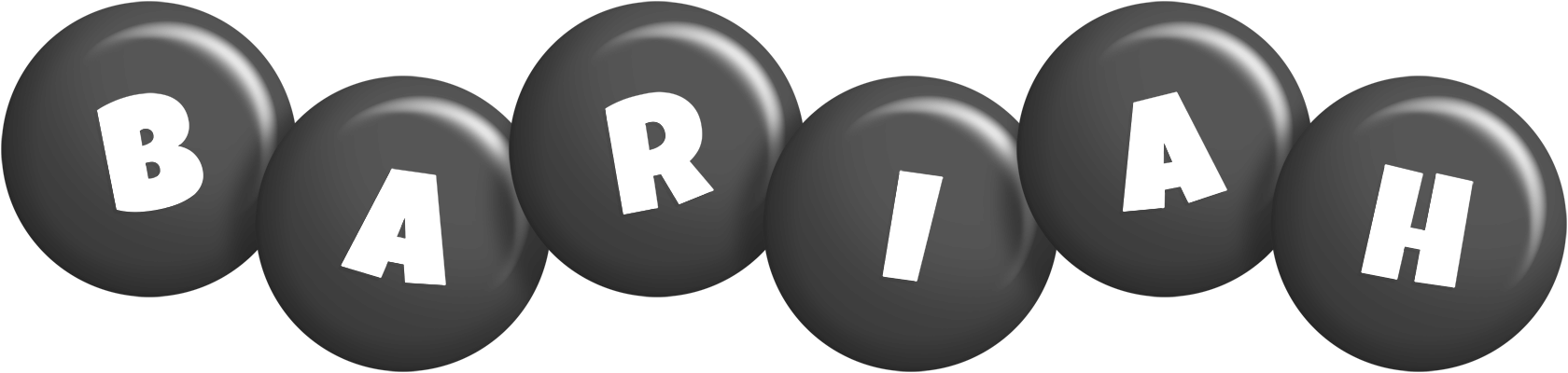 Bariah candy-black logo