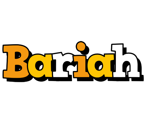 Bariah cartoon logo