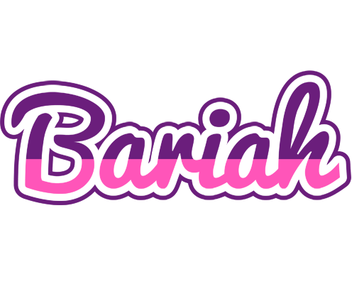 Bariah cheerful logo