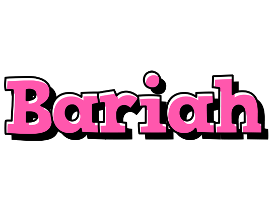 Bariah girlish logo