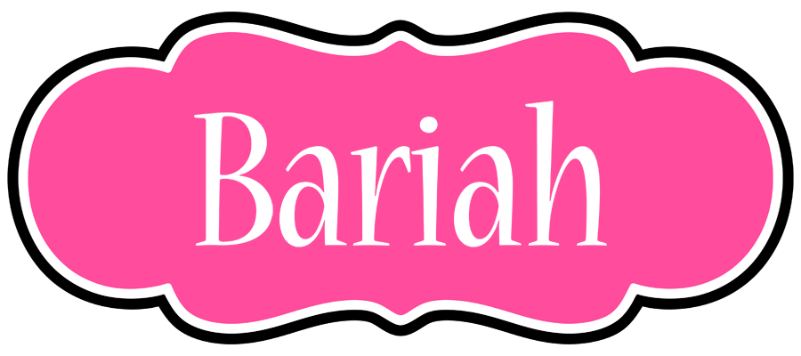 Bariah invitation logo