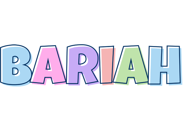 Bariah pastel logo