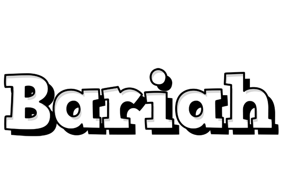 Bariah snowing logo