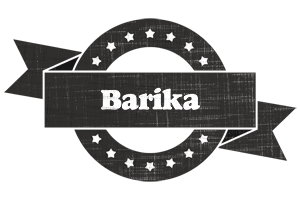 Barika grunge logo