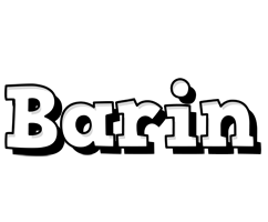 Barin snowing logo