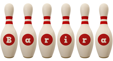 Barira bowling-pin logo