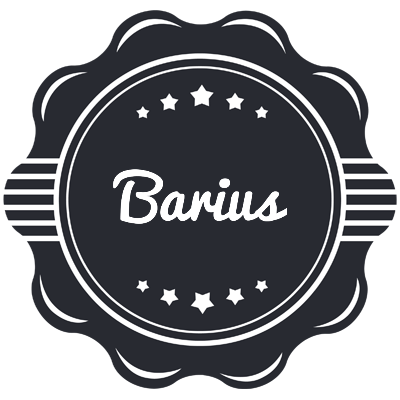 Barius badge logo