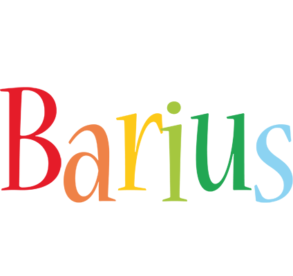 Barius birthday logo