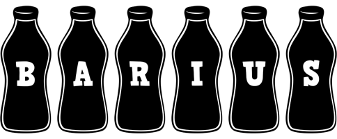 Barius bottle logo