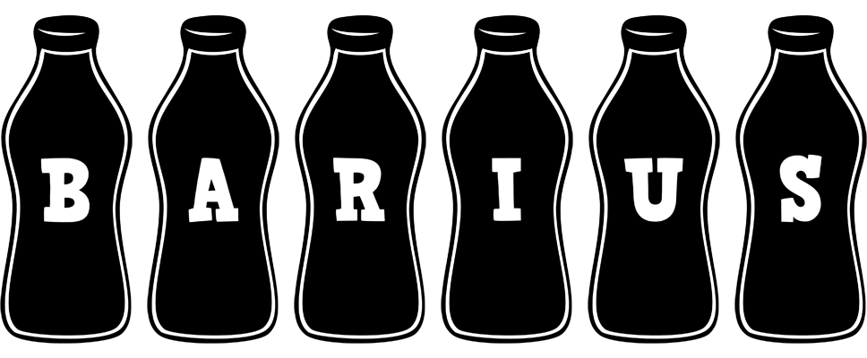 Barius bottle logo