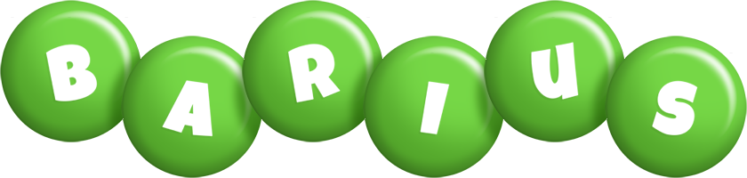 Barius candy-green logo