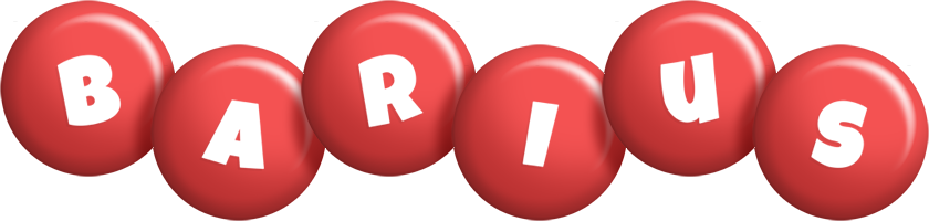 Barius candy-red logo