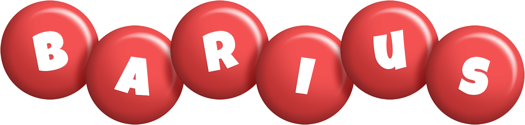 Barius candy-red logo